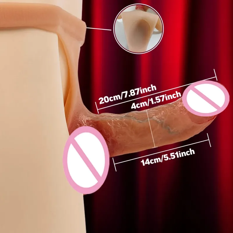 Mainan Seks Wanita Dewasa Tali Pengikat Celana Dalam Dildo Dapat Dipakai Mainan Lesbian Stimulator Klitoris Kontol Besar Silikon Elastis Tinggi
