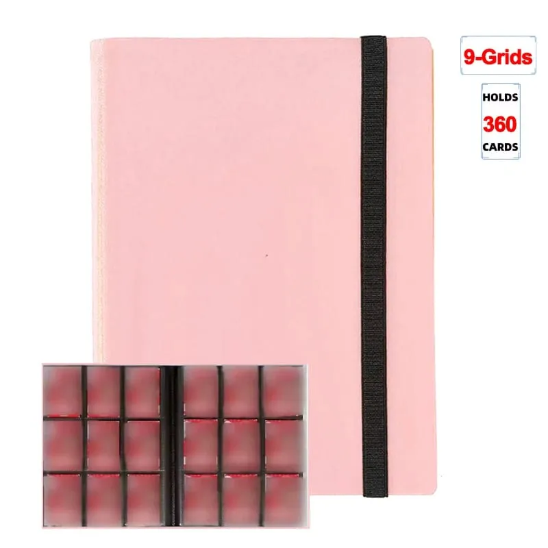 160/360/480/540 Cards Capacity Pocket Holder Binders Albums For Game Card Book Sleeve Holder Large-capacity Card Binder Notebook