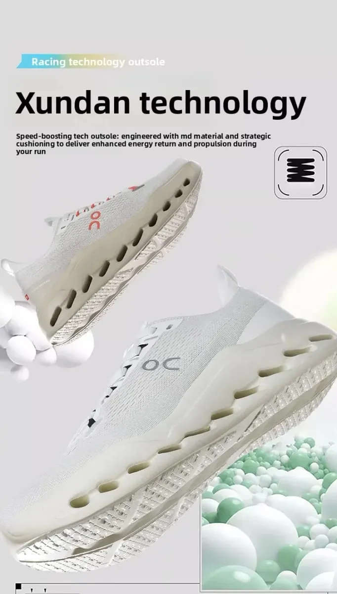 Men's Running Shoes Breathable Mesh Shock Absorption Hollow Out Sole Lightweight Sports Sneakers Non-slip Walking Shoes