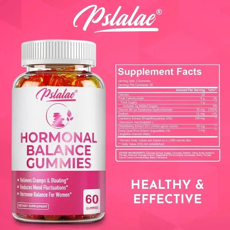 Female Hormone Balance Gummies - Improves Mood Promotes Hormonal Balance and Promotes Ovarian Health