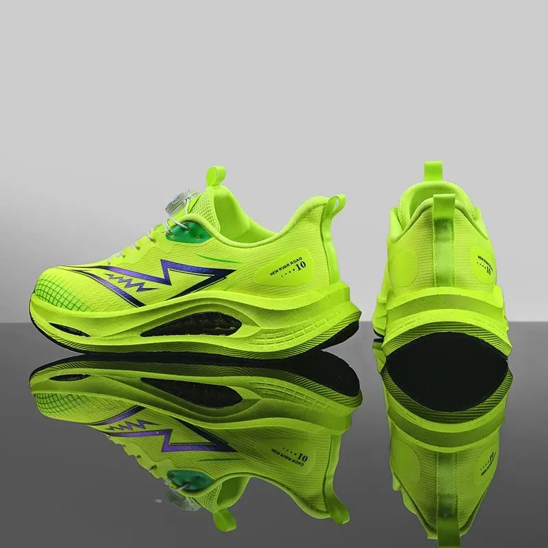 Men Sports Running Shoes Marathon Air Cushion Breathable Lightweight Comfortable Women Outdoor Athletic Jogging Tenis Sneakers — image 3