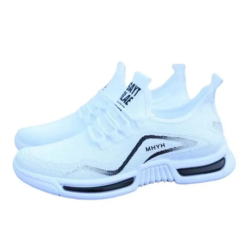 2026 Men's Vulcanize Shoes for Outdoor Comfortable Air Mesh Gym Shoes Summer Breathable Men Loafers Wide Slip On Walking Shoes