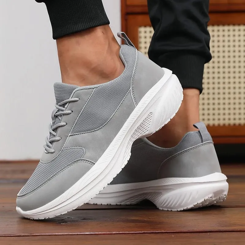 Wide Toe Shoes Unisex Breathable Mesh Platform Sneakers Fashion Comfortable Minimalis Shoes 2026 Outdoor Non-Slip Walking Shoes