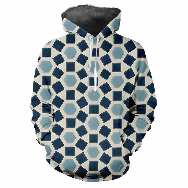 Fashion 3D Men's Colors Scottish Men's Hoodie Casual Printed Digital Hip Hop Personalized Hoodie Long Sleeve Tops
