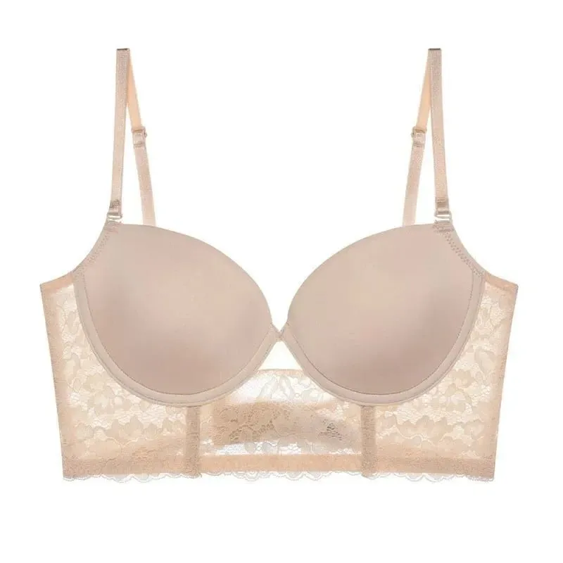 Women Sexy Lace Bra Set Elegant Thin Padded Push Up Lingerie Ladies Underwear Daily Casual Bra and Panty Set