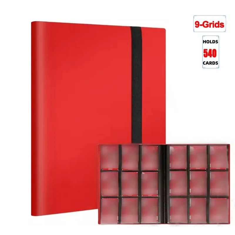 160/360/480/540 Cards Capacity Pocket Holder Binders Albums For Game Card Book Sleeve Holder Large-capacity Card Binder Notebook