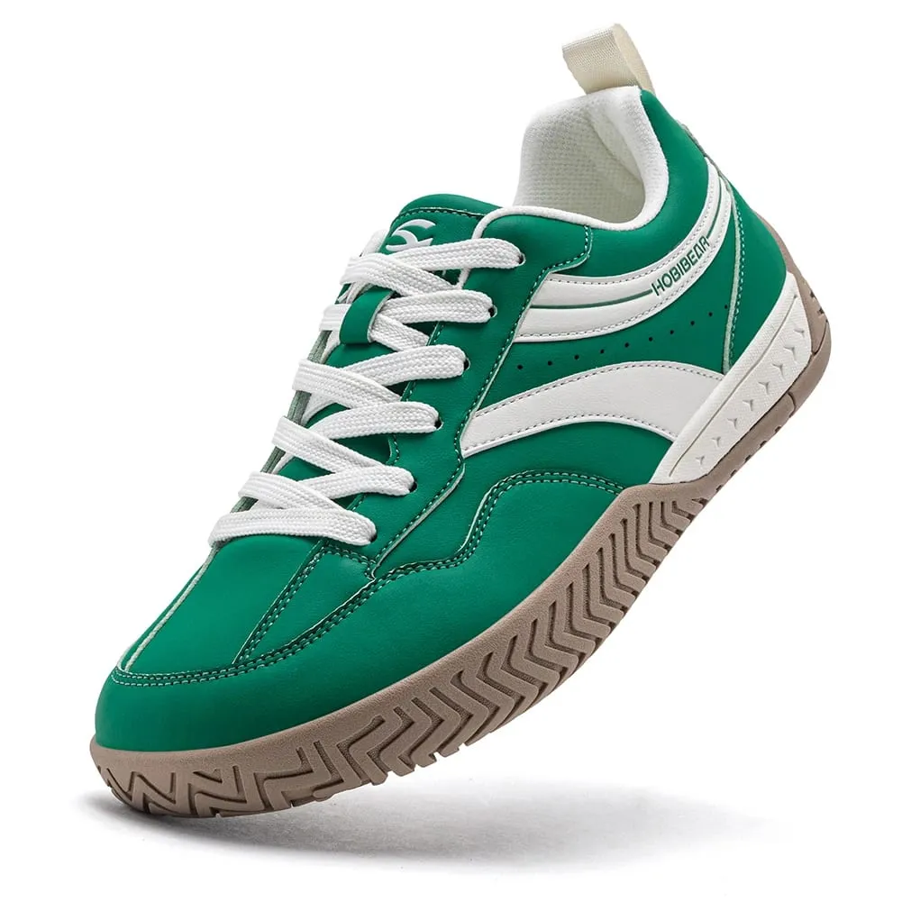 Wide Toe Box Sneakers Unisex Artificial Leather Walking Shoes Retro Comfortable Lightweight Non-Slip Lace Up Footwear