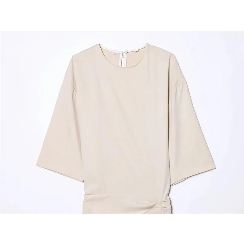 Long Dress Women's Summer 2026 New Slim Ruched Elegant Women's Holiday Dresses Street Chic Youth Unique Summer Dress