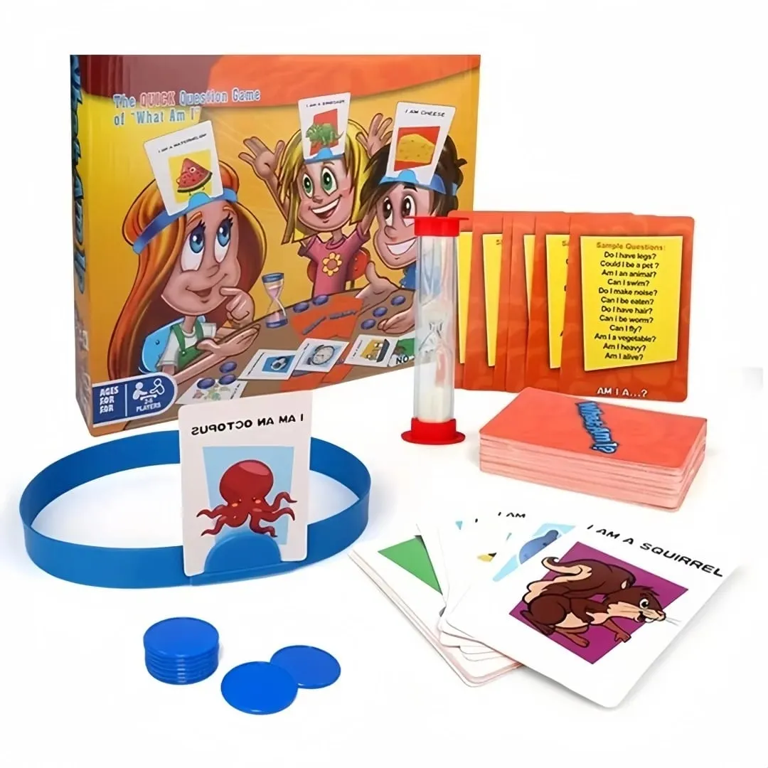 Guess Who I Am Game Family Party Fun Card Board Game Parent-Child Interactive Educational Toy Gift