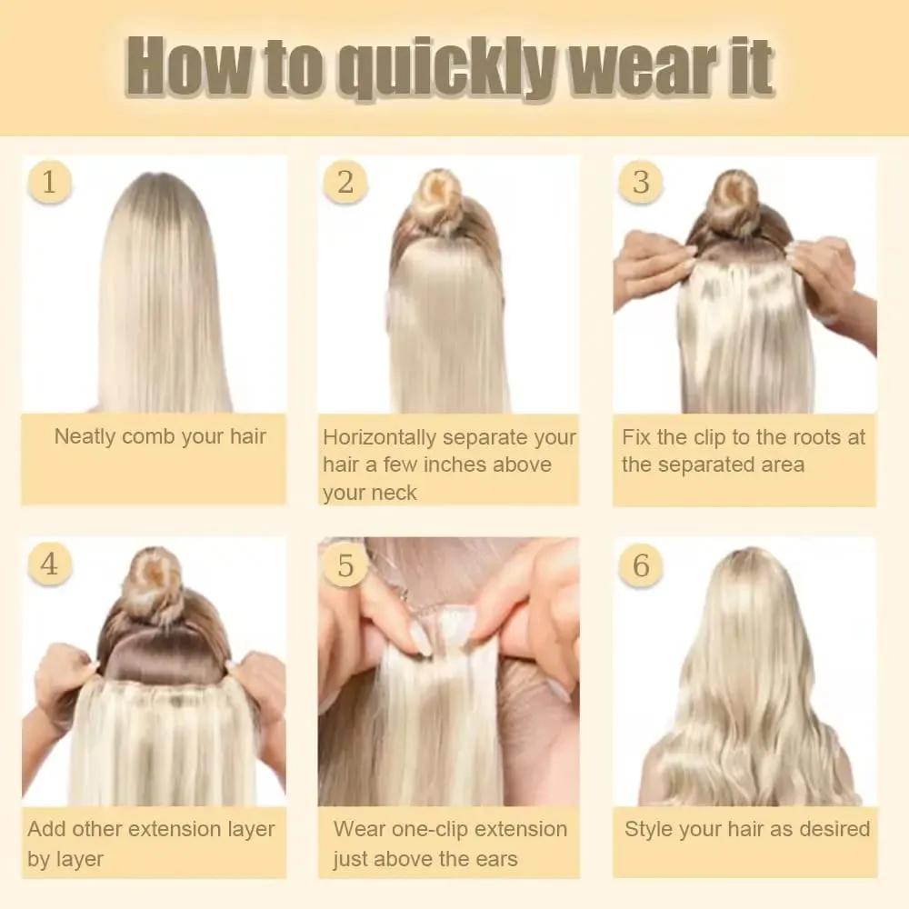 #4 Body Wave Clip In Hair Extensions 100% Real Human Hair Chocolate Brown Clip In Human Hair Extensions 120g/8pcs For Woman