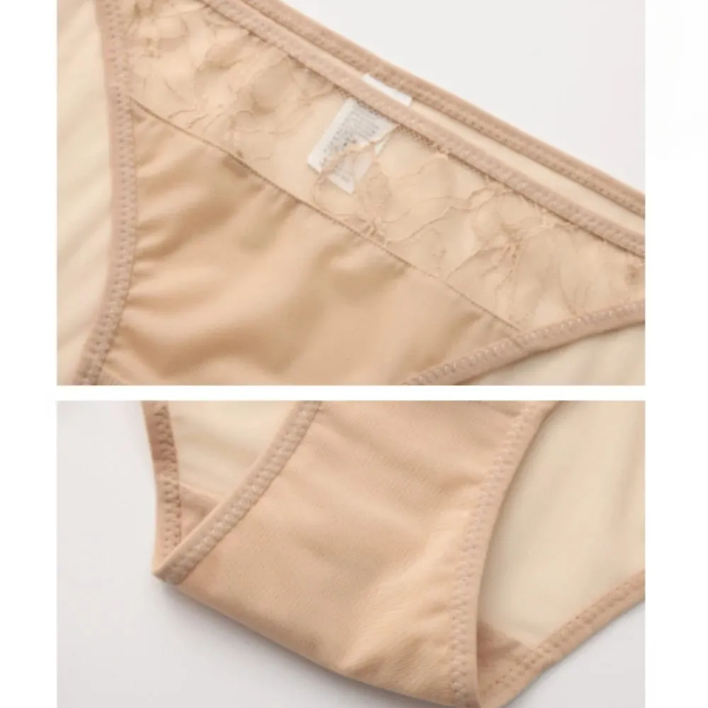 Conjunto de lencería Sexy de estilo para mujer, sujetador inalámbrico push-up de retazos de encaje fino en contraste con tirantes dobles para busto pequeño