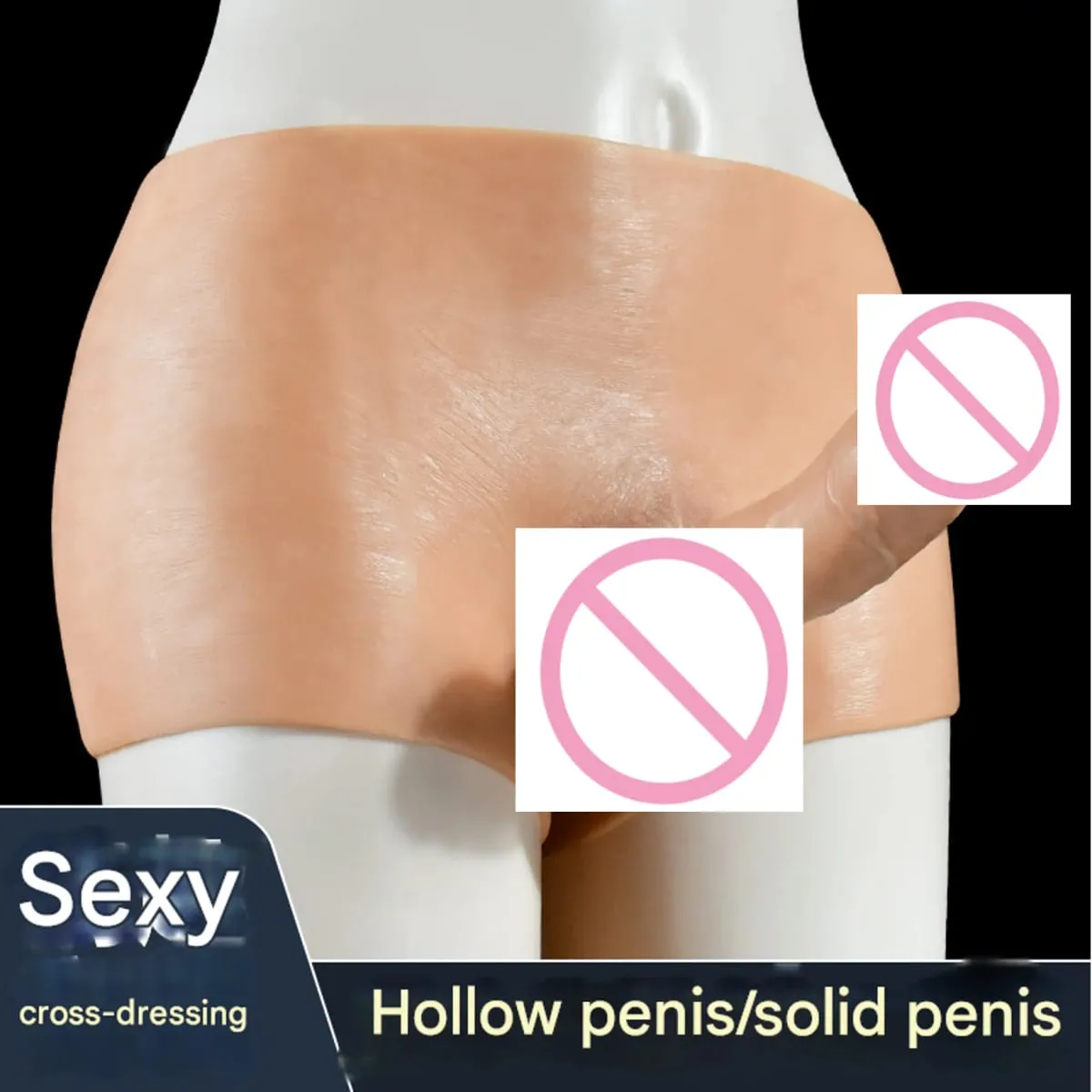 Realistische Hohlgefühl-Silikon-Haut-Dildo-Hose, weiche Penishülle für Paare, Strapon, Sexspielzeug, Schwanz, Männer, Gay18, Höschen, Lesben