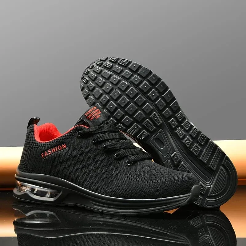 Mens Running Shoes Outdoor Sports Casual Mesh Tennis Shoes Lace-up Lightweight Gym Jogging Shoes for Men 2025 New Male Sneakers