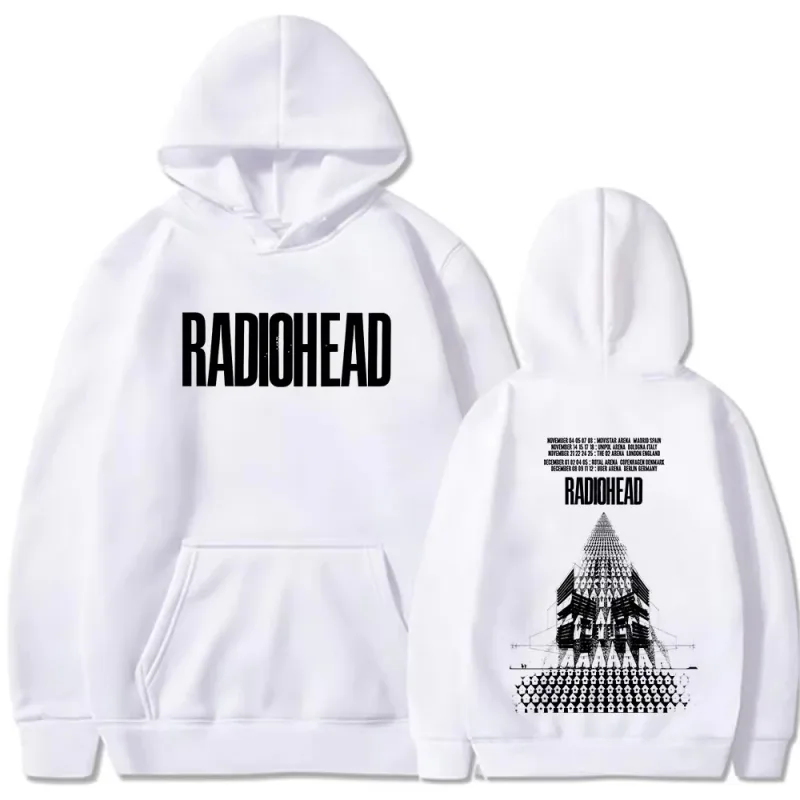 Rock Band Radiohead Return To The Road European Tour Fans Gift Hoodies Men's Women Clothing Fashion Oversized Hooded Sweatshirts