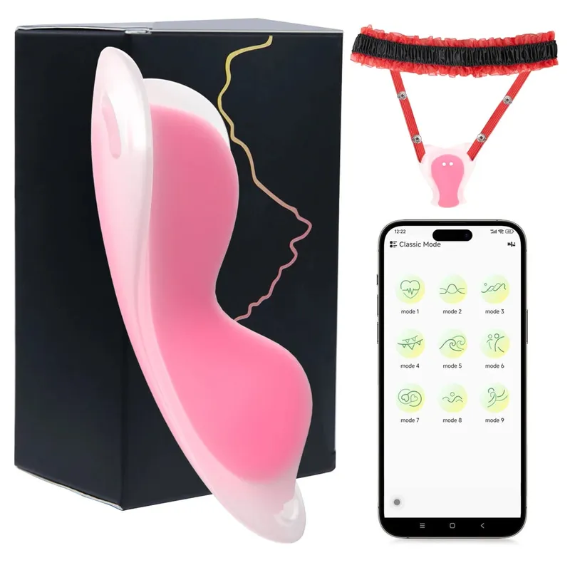 Wireless Control Wearable Panty 9 Vibrator Ultra Soft Pure Silicone Adults Sex Toy for Women Clit Clitoral Stimulator Sex Toys
