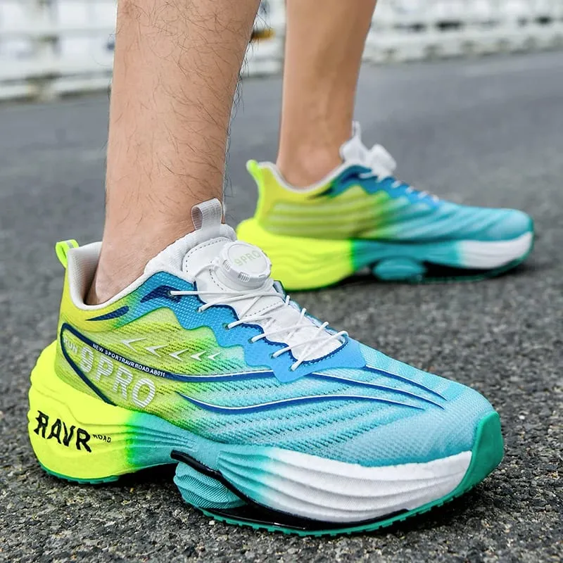 Men's New Sneakers Carbon Plate Cushioning Running Shoes 9PRO MAX Jogging Breathable Mesh Non-Slip Outdoor Shoes Off-road Shoes