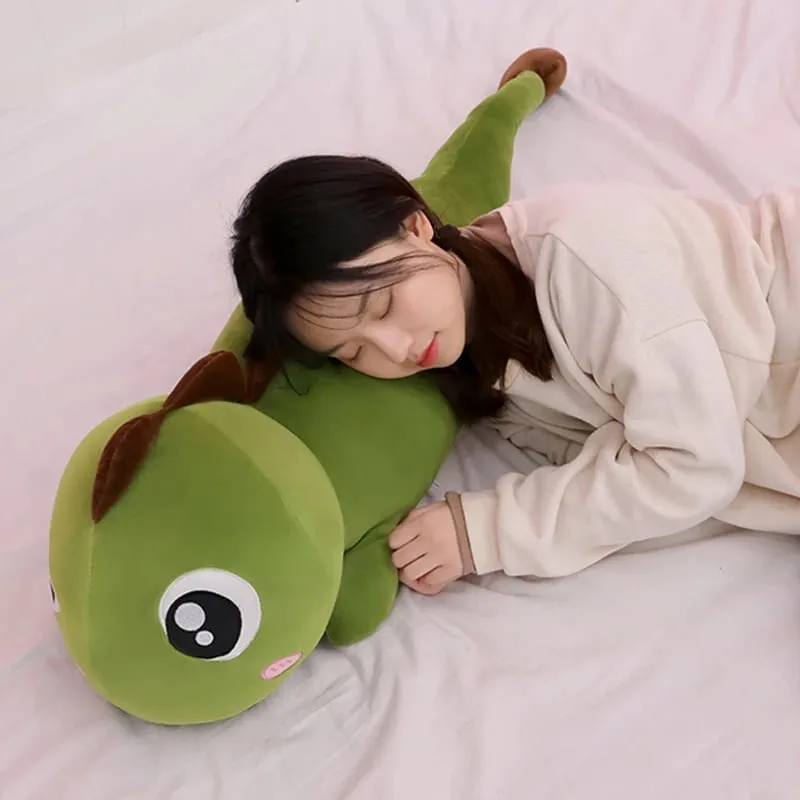 60CM Long Dinosaur Plush Toys Lovely Soft Anime Animal Dinosaur Stuffed Kawaii Room Decor Doll Pillow Toy For Kids Girl Gifts