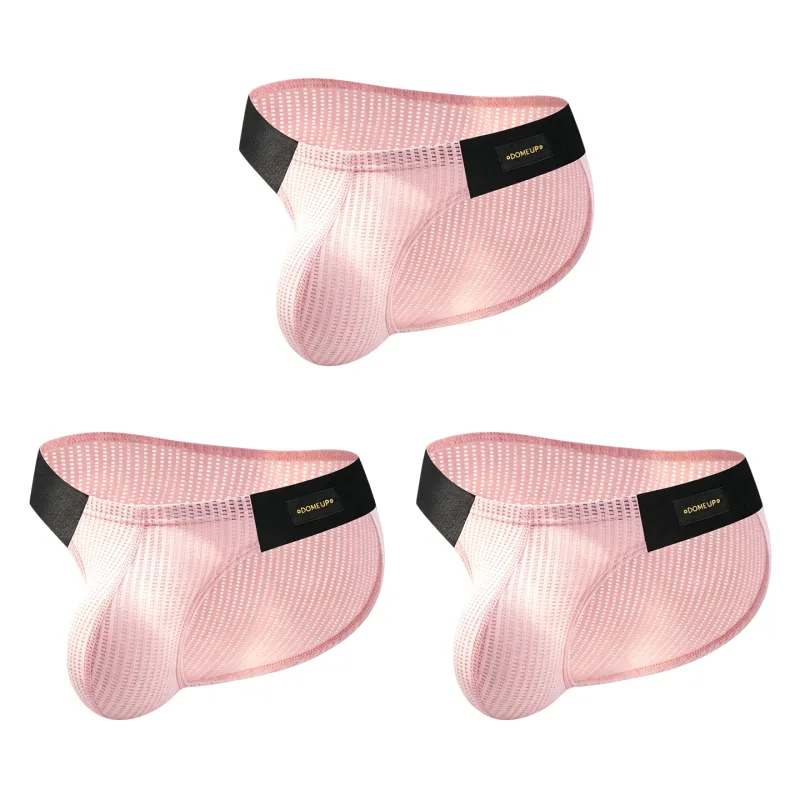 New Men's Silky Mercerized Briefs Quick‑Dry Breathable Lightweight Premium Texture Gym Workout Sports Male Underpants