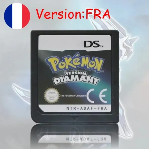 USA EUR FRA ITA NOE AUS ESP NDS Game Cartridge Pokemon Black White Platinum HeartGold SoulSilver for DS 2DS 3DS Console