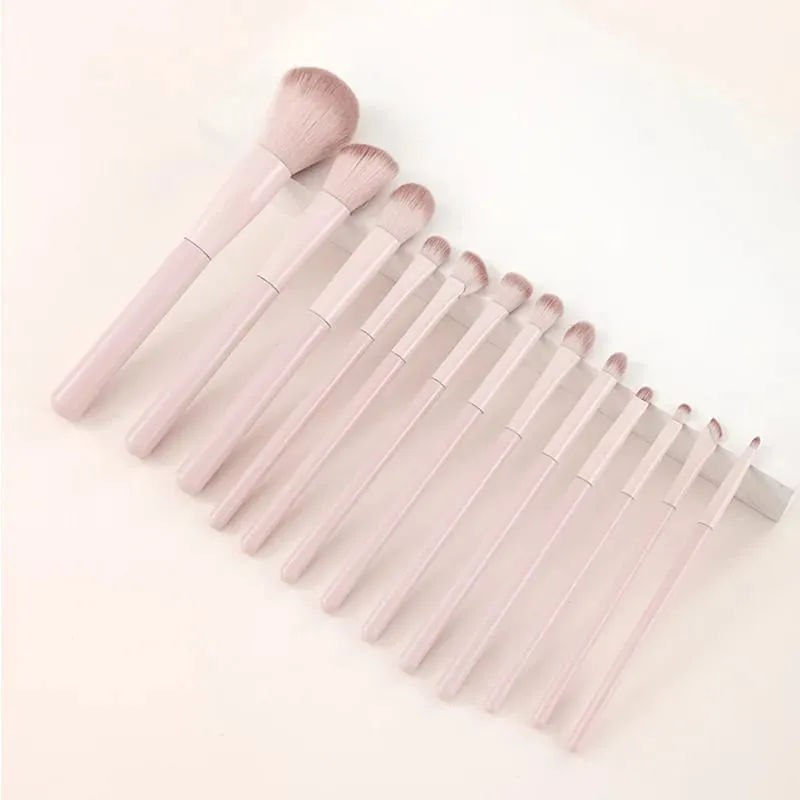 3/10/13 Pcs Makeup Brush Set for Beginners Eye Shadow Blush Contour Blend Nose Shadow Concealer Complete Kit for New User