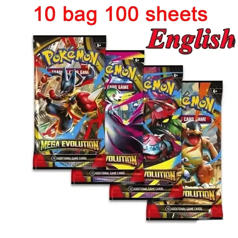 42pcs Pokémon Cards Battle Toys Lost Origin Pokémon Box with Anime Bank Pokémon Game Cards MEGA EVOLUTION for Childre