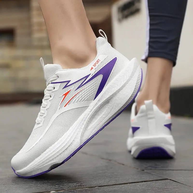 Men Marathon Sports Running Shoes Carbon Board Breathable Lightweight Women's Comfortable Autumn Christmas Athletic Sneakers