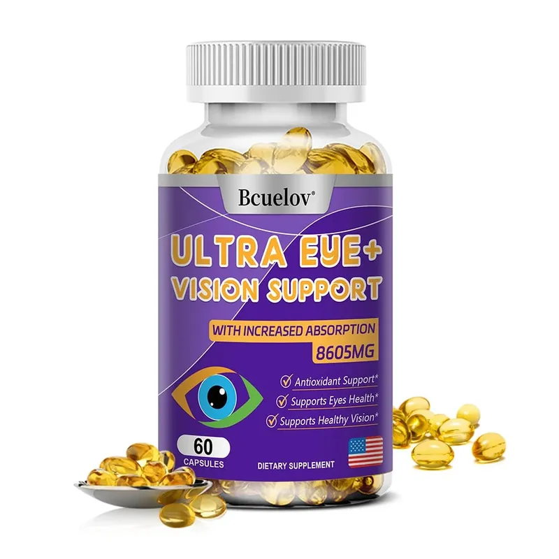 Συμπλήρωμα βιταμινών ματιών 9 σε 1 - Lutein Zeaxanthin Blueberry Dry Eyes Eye Fatigue Ωχρά κηλίδα & Υποστήριξη νυχτερινής όρασης για ενήλικες