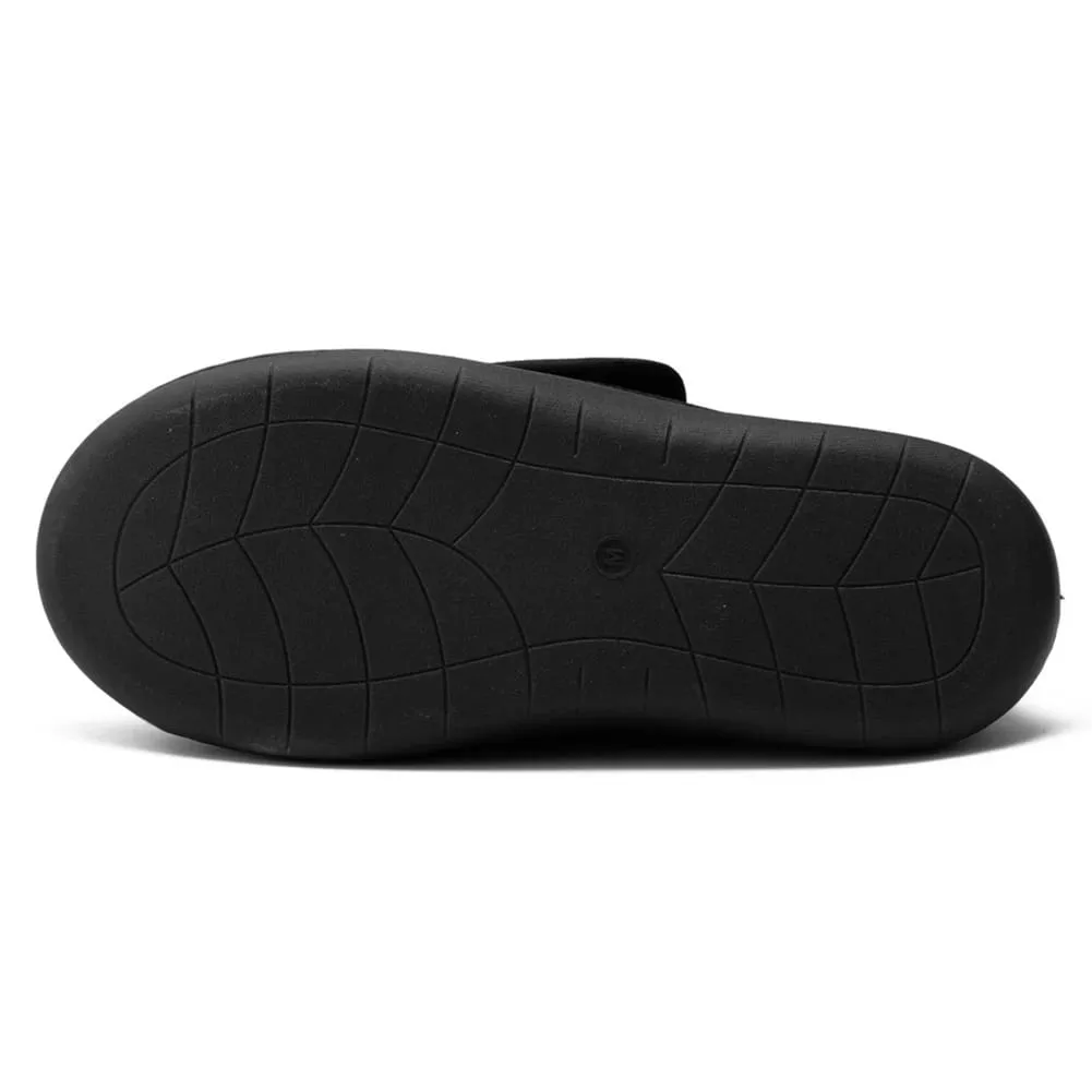 Unisex Diabetic Shoes Wide Walking Shoes Plush Lining Lightweight Edema Sneakers Hook and Loop Sneakers for Plantar Fasciitis