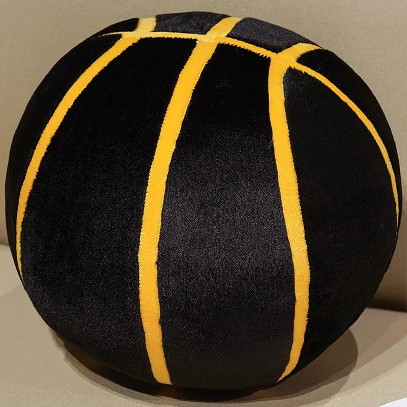Basketball Plushie Simulation Basketball Throw Pillow Fill Plump Bedroom Decorations Skin-friendly Holiday Gift For Boy And Girl