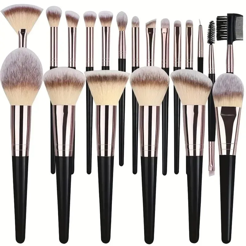 3-20PCS Makeup Brushes Soft Fluffy Makeup Brush Set Cosmetic Tools for Foundation Powder Eyeshadow Kabuki Blending Beauty Tool