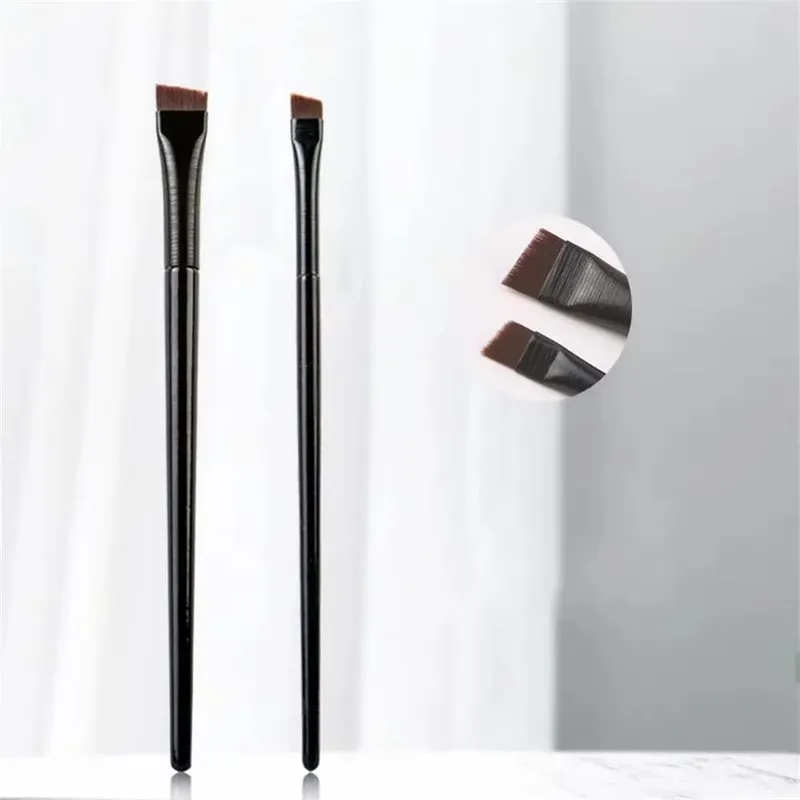 5 Pcs Brow Contour Makeup Brushes Eyebrow Eyeliner Brush Professional Super Thin Angled Liner Eye Brush Make Up Tools