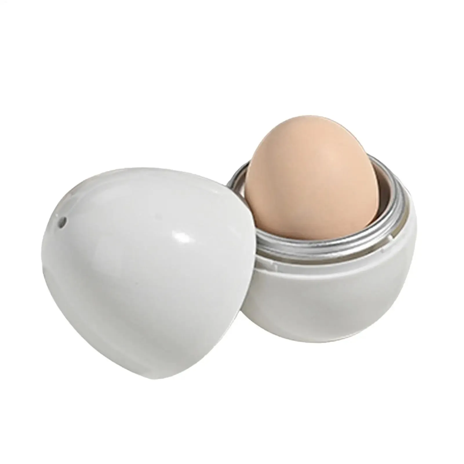 Microwave Egg Steamer Boiled Egg Poachers with Lid Egg Steamer for Hard Soft Boiled Eggs Kitchen Gadgets for Quick Egg Boiling