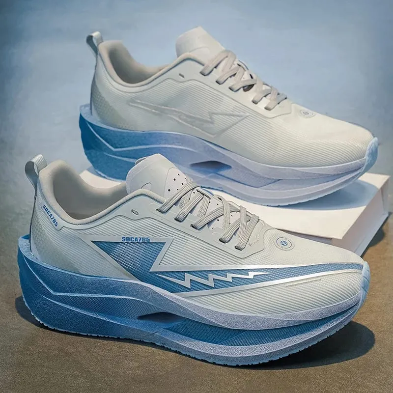 Men Casual Running Shoes Marathon Carbon Plate Outdoor Sports Shoes Breathable Lightweight Women Comfortable Athletic Sneakers