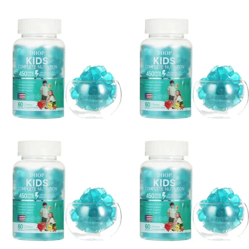 Kids Complete Nutrition Gummies with Vitamin D3 Zinc and Iodine for Immune Support and Growth Support Daily 60 Gummies