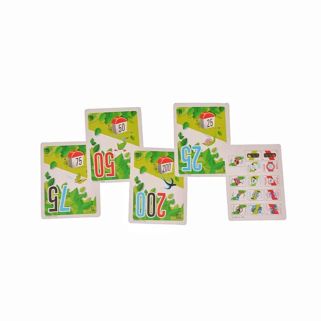 "Green Road Rally: a Eco-Themed Card Game of Miles & Strategy" French Version Board Game Eco-Themed Card Game Interactive Tabletop Game Party Gift Suitable for Christmas Halloween