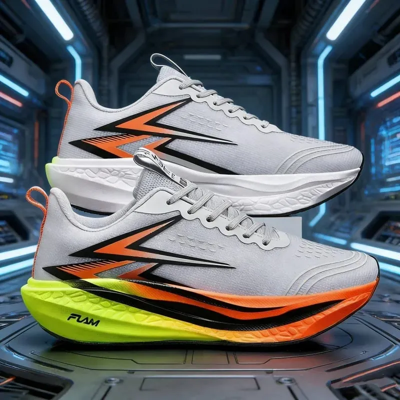 Men Women Carbon Plate Marathon Running Shoes Breathable Lightweight Non-Slip Racing Training Sports Athletic Sneakers