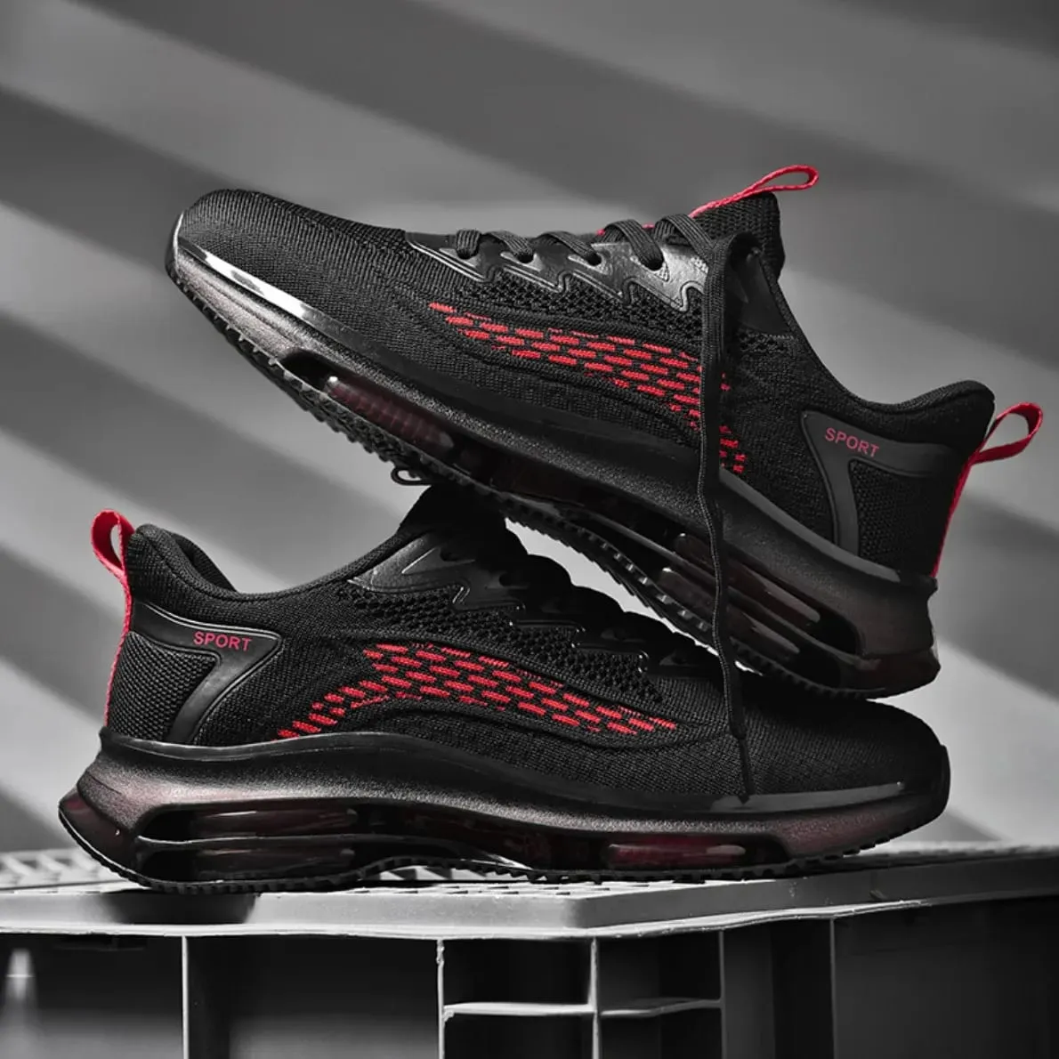Men Basketball Shoes Platform Sneakers Casual Walking Sports Shoes Leather Trainer Athletic Footwear