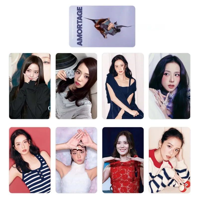 8Pcs/Set pop Idol KATSEY New Album Pinky UP CHAOS HD Printd Personal Lomo Card Photocards Fans Gift