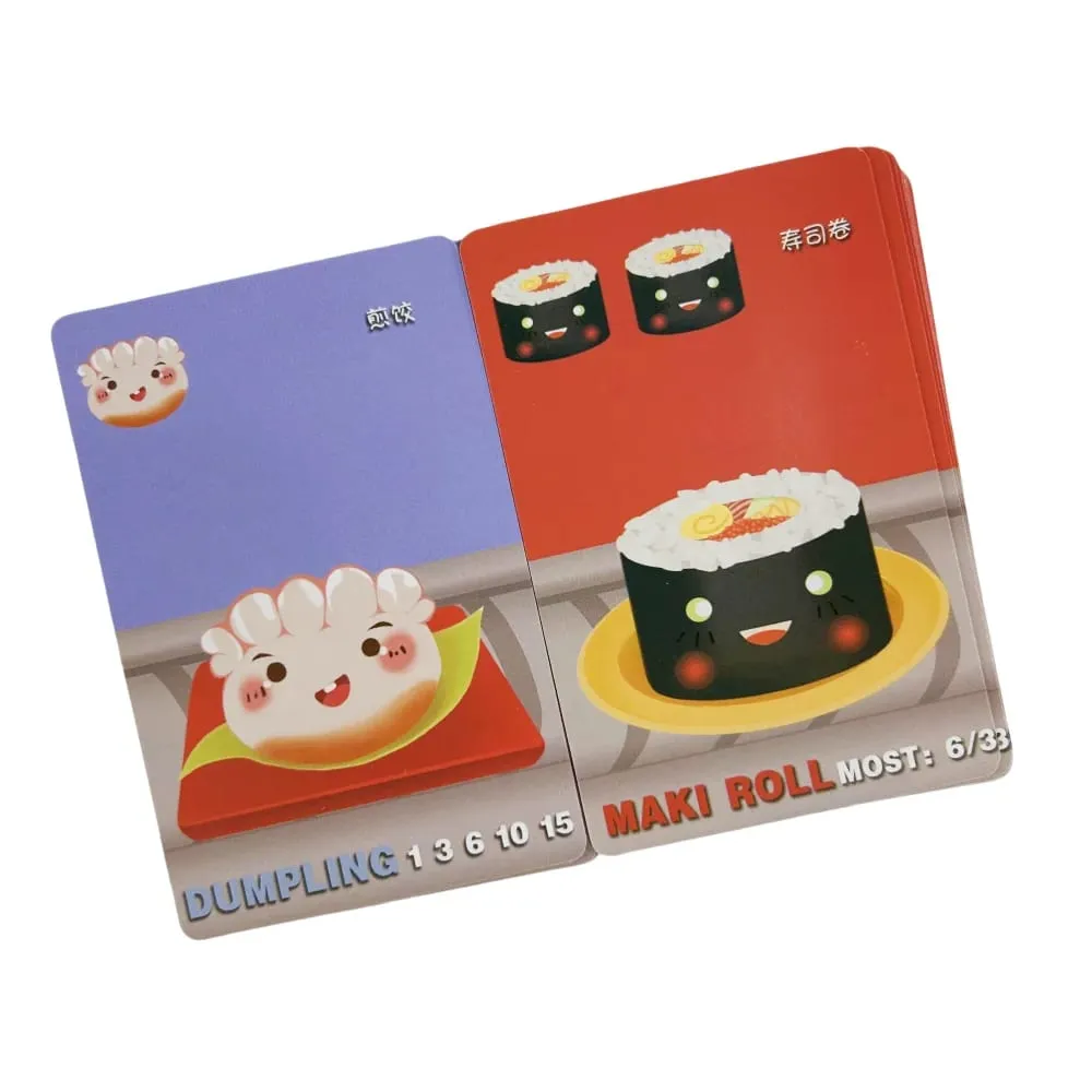 1pc Sushi Go Family Gathering Board Game Card Fun Card Game Sushi Go Party Card Games Deck Roll Creative Holiday Gift
