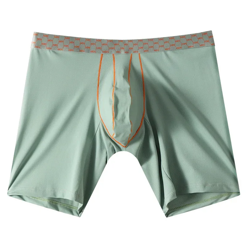 Panlalaking Panloob na Ice Silk Boxer Shorts Homme Ropa Breathable U Convex Pouch Panites Lalaki Naylon Gitnang Baywang Underpant Cueca M-XXL