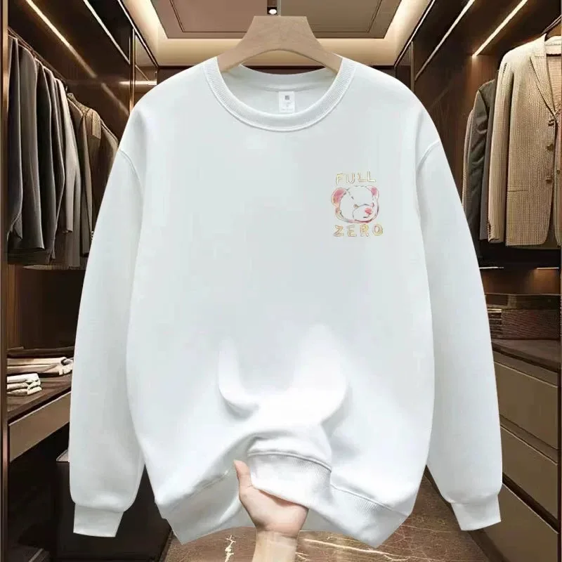 Men's Oversized Hoodie White Fashion 5XL Funny Hoodies Oversize for Men Letter Print Man Casual Wear Hoody Male Sweatshirt