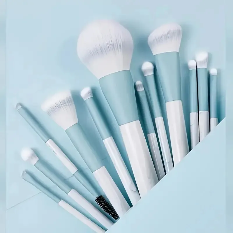 12pcs Professional Makeup Brush Set Premium Synthetic Foundation Concealer Powder Eyeshadow Blush Brushes Hygienic Beauty Tools
