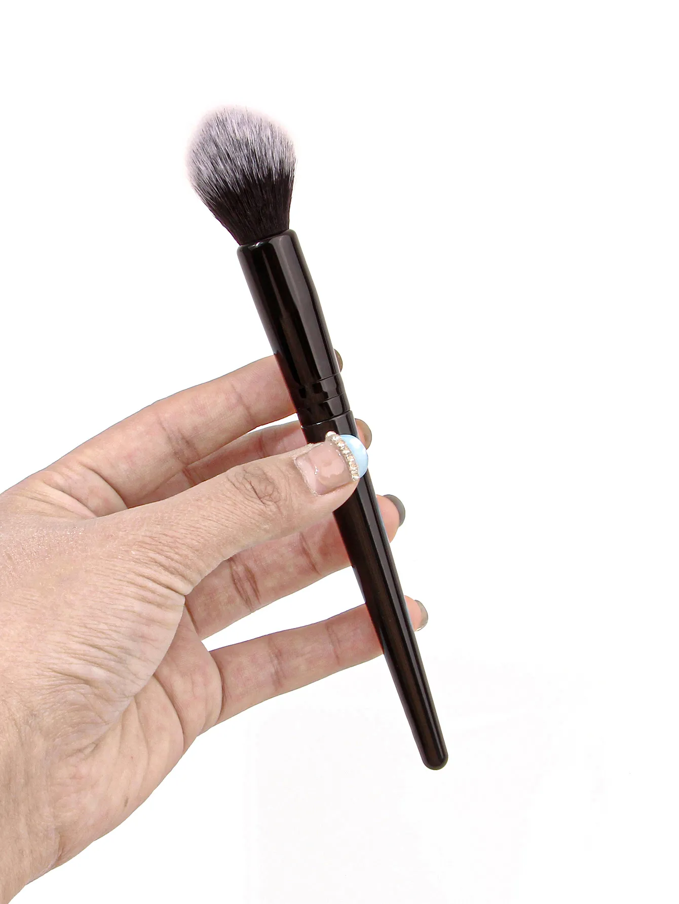 Peach Heart Blusher Brush Powder Blush Cream Liquid Blush Makeup Brushes Flat Small Precise Blush Brush Makeup Tools — image 3