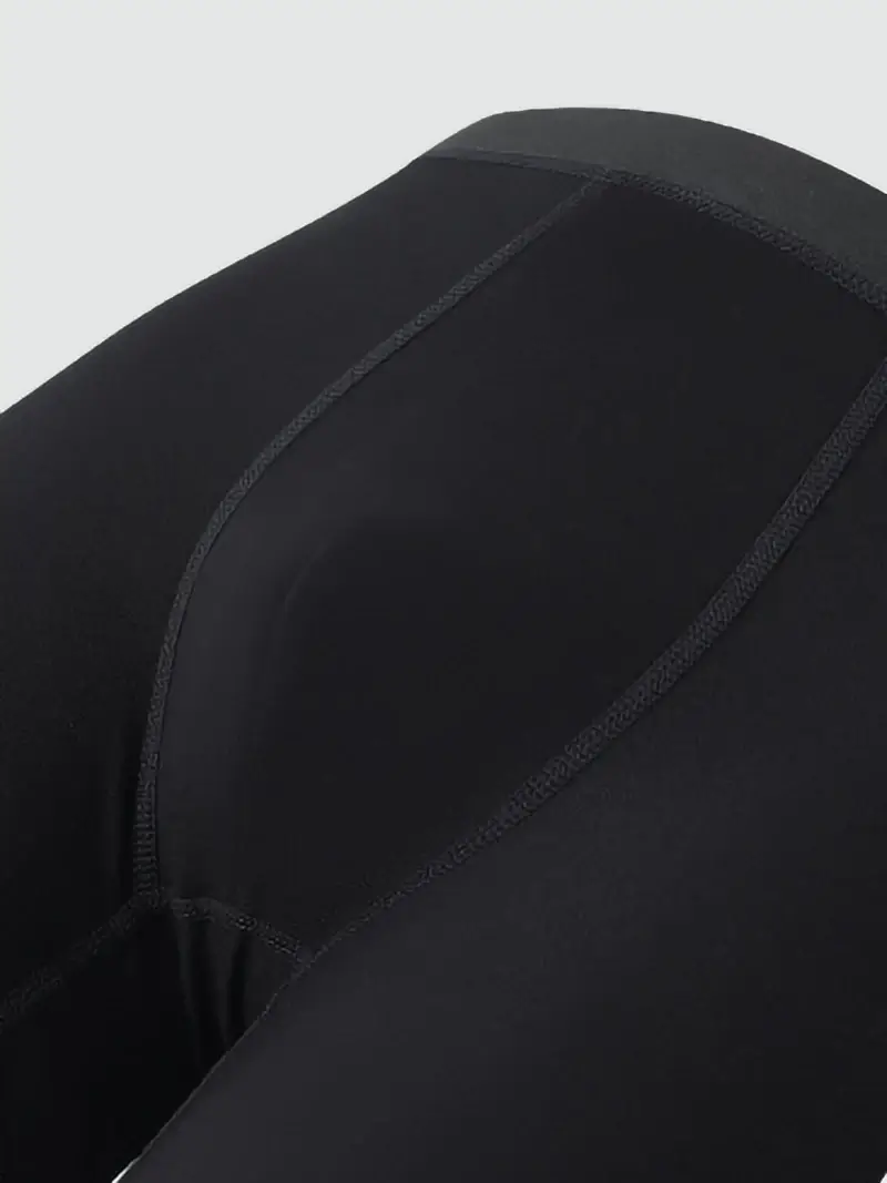 Calzoncillos tipo bóxer de fibra de bambú para hombre, ropa interior suave de color sólido de una sola pieza con cintura sin costuras y bolsa contorneada