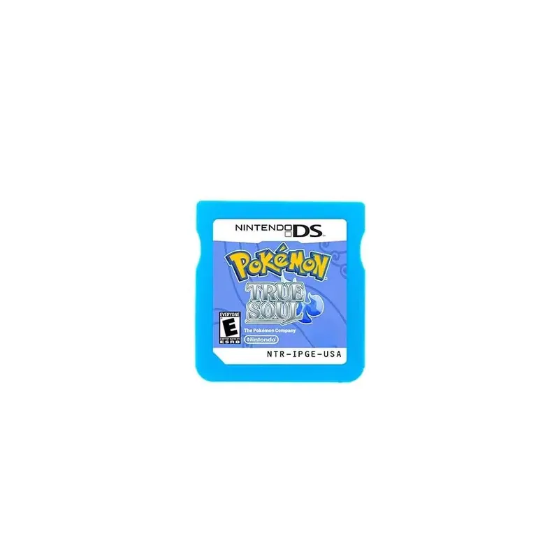 Anime Pokemon Series NDS Game Cartridge Video Game Console Moemon Silver Yellow KAIZO MoonBlack2 Hobby Collection Gifts Toys