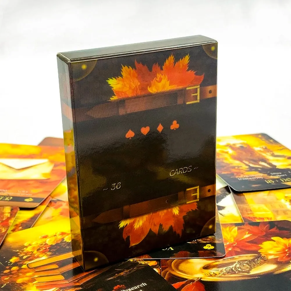 8.8*6.3cm 36 Oracle Cards Game Fortune Telling & Spiritual Growth Cards For Fate Divination Meditation & Party Games