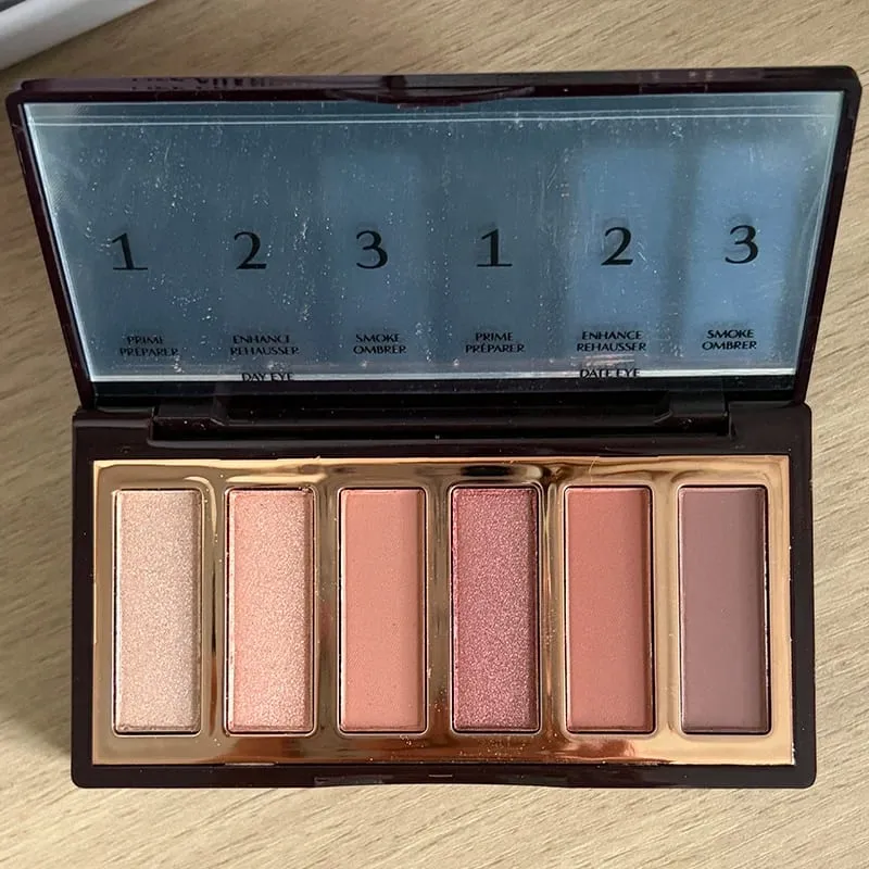 Moda melhor vendedor ct marca maquiagem 6 cores disco de sombra de olho 8.2g acabamento pérola fosco série de cores discretas beleza cosméticos para os olhos
