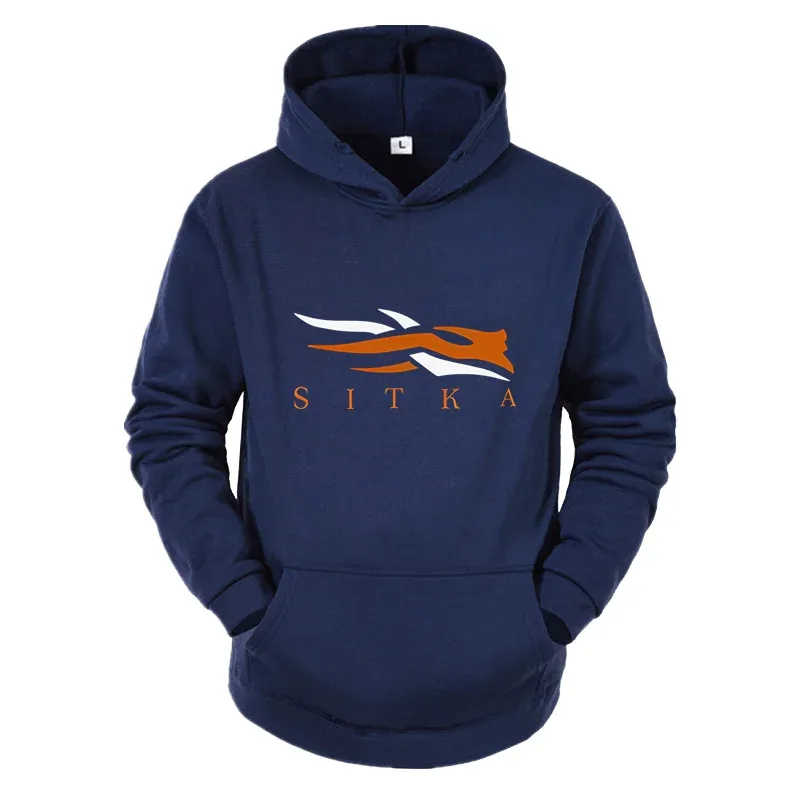 2026 New SITKA Letter Printed Fashion Men's Street Harajuku Y2K Autumn/Winter Hoodie Hip Hop Warm Sports and Leisure Clothing — image 3