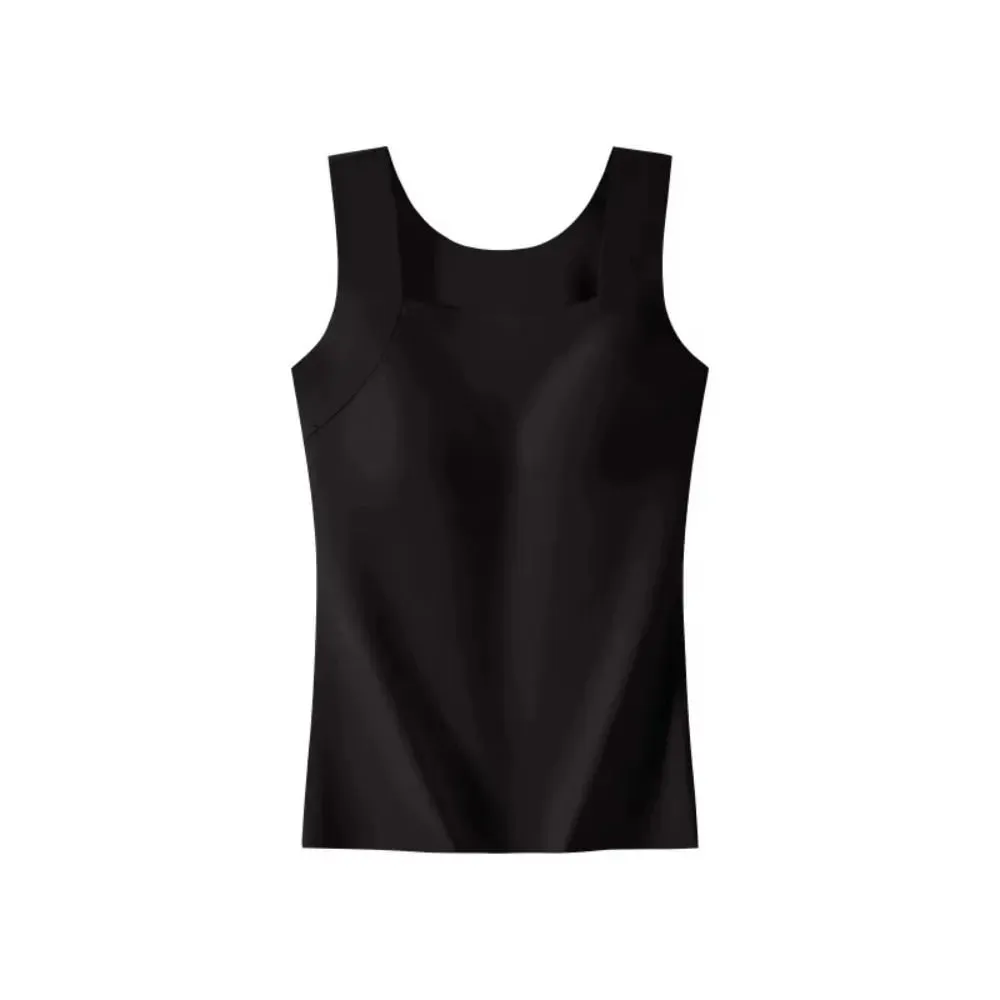 Sexy Design Sleeveless Tank Tops Seamless Knitting Summer Lightweight Crop Camisole Tops Female Bra Style With Chest Pads