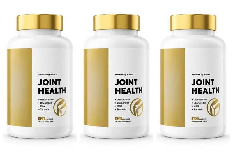 Joint Health Capsules with Glucosamine Sulfate Chondroitin Sulfate MSM Turmeric Boswellia Extract Mobility Support 120 Capsules